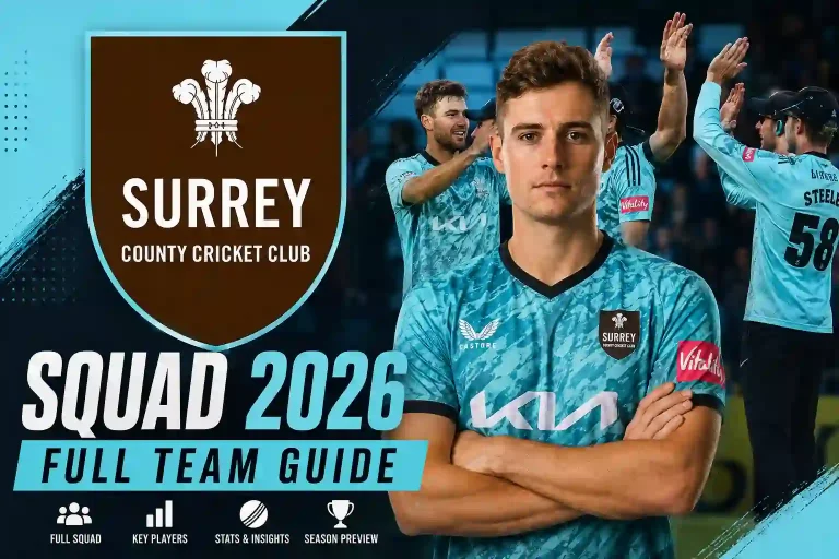 Surrey Cricket Squad 2026 — Full Team Guide
